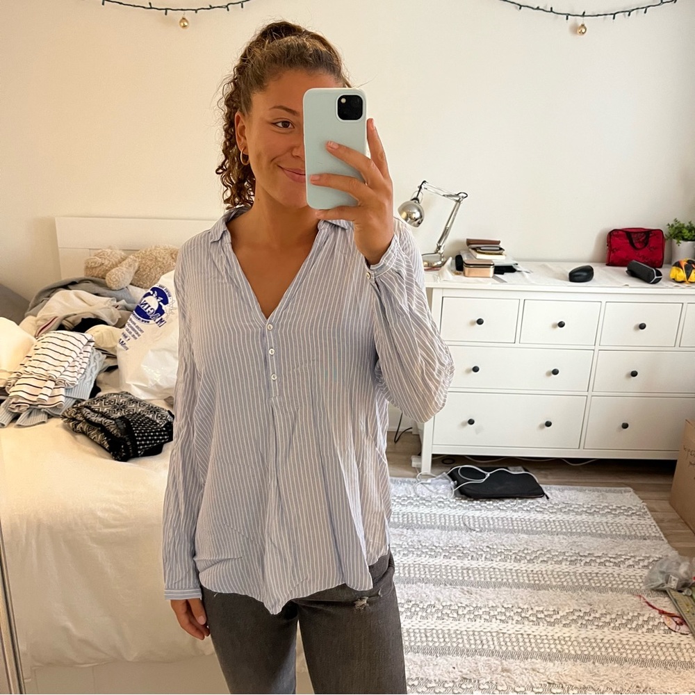 Blue blouse